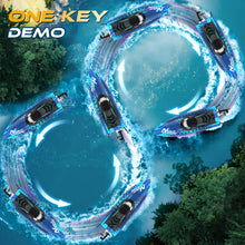 Load image into Gallery viewer, RC Remote Control Boat with 7LED Light Modes for Adults Kids 8-12 Pool Lakes, Waterproof 25KMH Electric Fast Boat with Self-righting
