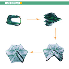 Load image into Gallery viewer, EASY BIG Foldable Bait Trap Fishing Net - Hand Cast Cage for Catching Fish Shrimp Crab Crawfish
