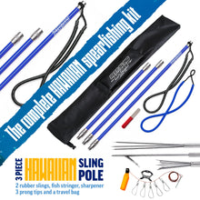 Load image into Gallery viewer, Reef Sling Spears Hawaiian Sling Pole Spear 6ft Blue Fishing Spear Set
