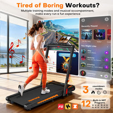 Load image into Gallery viewer, Treadmill with Speaker - Black Orange

