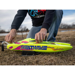 Pro Boat Blackjack 24" V2 Catamaran Brushless Heat Wave Visual RTR PRB08049T1