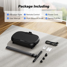 Load image into Gallery viewer, MERACH Vibration Plate Exercise Machine, Vibration Plate for Lymphatic Drainage Weight Loss, Vibrating Plate Exercise Machine with Handrails, Exercise Equipment for Women Men Home
