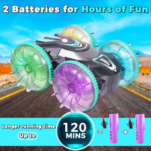 Load image into Gallery viewer, Amphibious RC Car for Kids Ages 8-13 – 2-in-1 Waterproof Remote Control Car &amp; Boat with 360° Spins, Flips, LED Wheels
