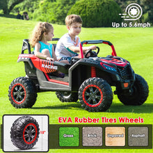 Load image into Gallery viewer, XXXL 24V Ride On Toys for Big Kids UTV Large 2 Seater Ride On Car for Kids 4WD Ride On Truck with Remote Control, Off-Road, Red
