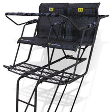 Load image into Gallery viewer, Hawk Big Denali 2 Man Climbing Tree Stand, 18 Foot Deer Hunting Ladderstand
