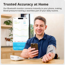 Load image into Gallery viewer, Greater Goods Bluetooth Smart Blood Pressure Monitor for Home Use –Large Backlit Display
