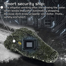 Load image into Gallery viewer, 2.4GHz Remote Control Crocodile Head Boat for Pools and Lakes High Simulation Alligator Head RC Boats Prank Toys

