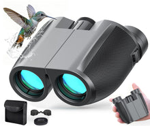 Load image into Gallery viewer, Binoculars 12x25 for Adults Night Vision Binoculars Compact Binocular Waterproof Binocular Wide Field of View for Bird Watching,Hiking,Hunting,Concert
