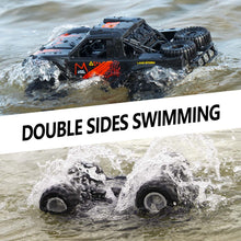 Load image into Gallery viewer, Waterproof Monster Trucks for Boys, 2.4G Amphibious Rc Car, 1:16 Scale All-Terrain Rc Boat for Boys &amp; Adults, 4WD, Orange
