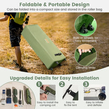 Load image into Gallery viewer, Goplus Camping Tent Cot, 5-in-1 Folding Camping Bed with Air Mattress, Pillow, Sleeping Bag, Waterproof Elevated Tent Shelter, Portable Outdoor Sleeping Cot with Carry Bag for Picnic, Trip (2-Person)
