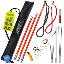 Load image into Gallery viewer, Reef Sling Spears Hawaiian Sling Pole Spear 6ft Red Fishing Spear Set
