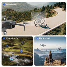 Load image into Gallery viewer, GPS Drone with Camera 4K, Under 249g, 45 Mins Flight, Brushless Motor, Light, Auto Follow, Tap Fly &amp; Circle Fly, One Key Start
