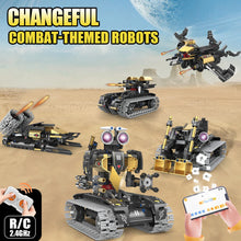 Load image into Gallery viewer, 5 In1 Robot Toy for Kids Building Kit,323 Pcs Blocks App &amp; Remote Control Robotics Kit, STEM RC Robot Building Toys

