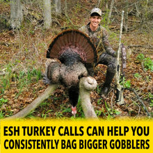 Load image into Gallery viewer, ESH Turkey Calls Starter Pack – All-Weather Turkey Box Call, Slate Pot Call &amp; True Two Turkey Mouth Call – Complete Turkey Hunting Call Kit for Beginners &amp; Experienced Hunters
