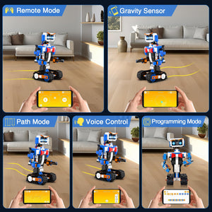 STEM Building Robot Toys for Kids 8-12, Educational Science Build Block Kits, Educational Remote Control Toy