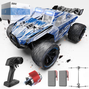 1:14 All Terrain RC Cars, 40KPH High Speed Off Road RC Truck,4WD Remote Control Car with 2 Li-ion Batteries, Fast Extreme Monster Truck