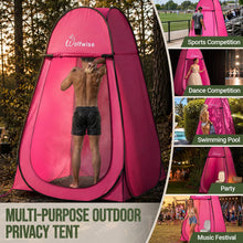 Load image into Gallery viewer, WolfWise Pop Up Shower Tent for Camping Essentials, Compact &amp; Lightweight
