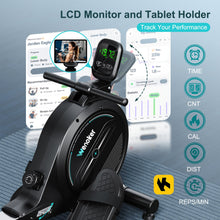 Load image into Gallery viewer, Rowing Machine,Wenoker Magnetic Rower Machine for Home - Blue App
