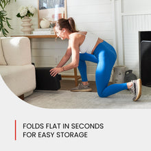 Load image into Gallery viewer, Finer Form Gym Quality Foldable Flat Bench for Multi-Purpose Weight Training and Ab Exercises - Free PDF Workout Chart Included
