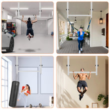 Load image into Gallery viewer, HWOOUSA 48" Ceiling Mount Pull Up Bar (White)
