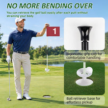 Load image into Gallery viewer, 1 Pack Golf Flagstick &amp; Hole Cup Set, 3ft Mini Putting Green Pin Flag
