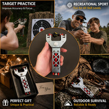 Load image into Gallery viewer, Professional Slingshots for Adults, High Precision Automatic Catapult Bow,Aluminum Alloy Slingshot with Magazine -Single Magazine
