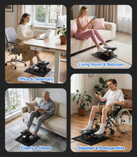 Load image into Gallery viewer, Portable Under Desk Elliptical Machine with Wireless Remote
