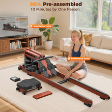 Load image into Gallery viewer, YOSUDA Water Rowing Machines for Home Use (CLASSIC-22L Tank)
