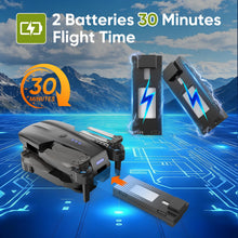 Load image into Gallery viewer, Drone with Camera 1080P for Kids, Adults &amp; Beginners, Foldable Mini Drone, RC Quadcopter with 2 Batteries, One Key Takeoff and Landing, 360° Flip, Gesture Control, Toy Gift for Boys, Girls
