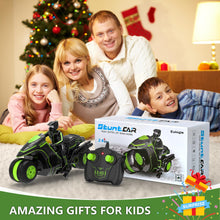 Load image into Gallery viewer, Remote Control Motorcycle, 360° Spinning Wheel RC Stunt Motocross Toys, High Speed Riding Model with Rechargeable Battery
