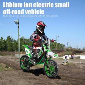 Electric Motocross Dirt Bike with Speeds up to 15.5 MPH for Uphill and Off-Road Conditions,36V Electric Motorcycle