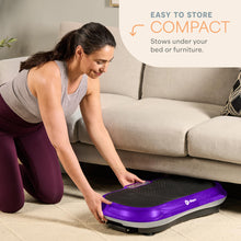 Load image into Gallery viewer, Lifepro Waver Vibration Plate Exercise Machine – High-Intensity Vibration Plate for Lymphatic Drainage – Full-Body Workout Vibrating Platform with Loop Bands – Fitness Equipment for Strength &amp; Toning
