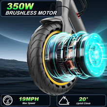 Load image into Gallery viewer, 8.5&quot; E Scooter for Adults Aluminum Alloy Frame 20 MPH 350W Motor 281WH Battery, Motorized Scooter Up to 20 Miles Range
