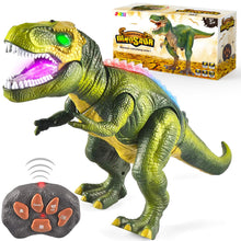 Load image into Gallery viewer, Robot Dinosaur Toy for Kids Boys 3+ Big T rex with Light and Realistic Roaring Sound, Remote Control Walking &amp; Dancing Dinosaur
