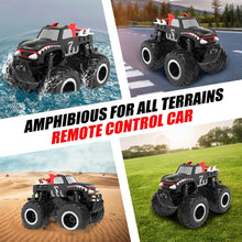 Load image into Gallery viewer, 1/16 Remote Control Monster Truck : 4x4 Off Road Waterproof Rc Jeep Combines Amphibious and All Terrain Traversal (Red Pickup)
