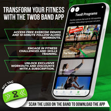 Load image into Gallery viewer, Two8 Bands Multi Loop Resistance Band for Working Out - Green, Movement Band (Light)
