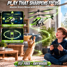 Load image into Gallery viewer, WANJUBOBO Remote Control Helicopter, RC Helicopter for Kids &amp; Adults, Green
