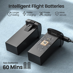 Holy Stone GPS Drone With 4K EIS Camera For Adults, HS175G 249g Foldable RC Quadcopter With Auto Return, Follow Me, 60 Mins Flight Time