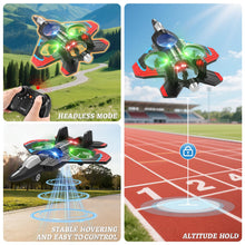 Load image into Gallery viewer, Fighter Jet with Light, 360° Flip Fighter Jet Toys, Stunt Roll, Airplane Toy Gifts for Kids Boys
