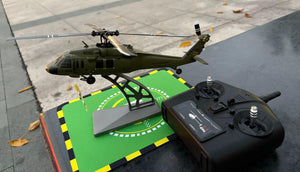 Remote Control Helicopter K170 Green brushless Motor Remote Control Helicopter Single Wing aileron Free 4CH 6-axis Gyroscope Altitude Hovering