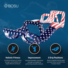 Load image into Gallery viewer, BOSU Helm Push Up Bar, Portable Pushup Exercise Equipment for Home Gym Training, Core, Abs and Upper Body Strength Workouts, Patriot Collection
