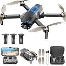Load image into Gallery viewer, FPV Foldable RC Quadcopter with 3 Batteries, 45 Mins Long Flight Time, Beyond-Range Loss Alert
