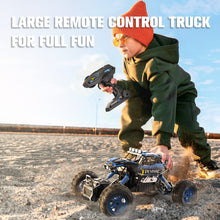 Load image into Gallery viewer, 1:12 Large Remote Control car for Boys Kids with Lifting Function,4WD RC Cars Electric Monster Truck Toy Gifts 4X4 Off-Road (Blue)
