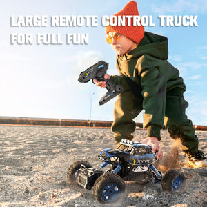 1:12 Large Remote Control car for Boys Kids with Lifting Function,4WD RC Cars Electric Monster Truck Toy Gifts 4X4 Off-Road (Blue)