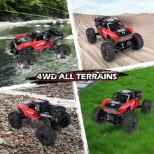 Load image into Gallery viewer, RC Trucks 4x4 Offroad Waterproof - 1:12 Scale Large Amphibious Remote Control Car, Dual Motors Crawler Vehicle, Monster Toys
