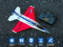 Load image into Gallery viewer, Remote Control Airplane RC Plane F16 Falcon Fighter Jet with LED Lights - 2 Channel Battery Powered with 2 Batteries
