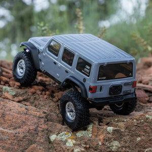 RC Truck SCX24 2019 Jeep Wrangler JLU CRC, Gray: 1/24 4WD RTR (Battery and Charger Included), AXI00002V3T3