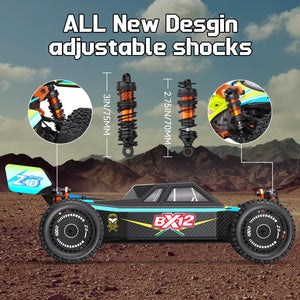Racing 1:12 Brushless Fast Rc Cars for Adults Fast 42 MPH,Off Road Rc Car 4X4,Remote Control Car for Adults