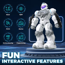 Load image into Gallery viewer, Robot Toys for Kids, Toys for 6 7 8 9 10 Year Old Boys Girls, Remote Control Toys with 2.4GHz Gesture Sensing
