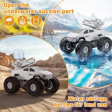 Load image into Gallery viewer, 2-in-1 Trucks Toy-1/16 Remote Control Monster Trucks Toy, Amphibious 4WD All Terrain Off-Road Waterproof Pickup, 2.4GHZ Vehicles
